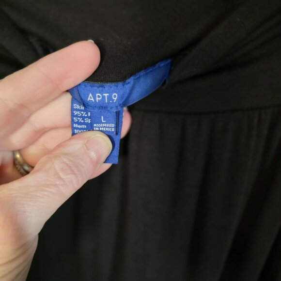 EUC Apt. 9 Soft flowy Skirt with sheer bottom - Picture 4 of 6